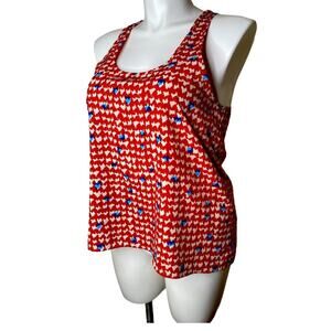 Eclair racer back hi-low top medium